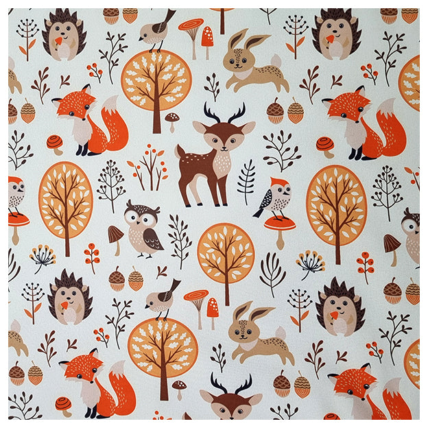 Softshell Waldtiere – Stoff-Trio - Main Image