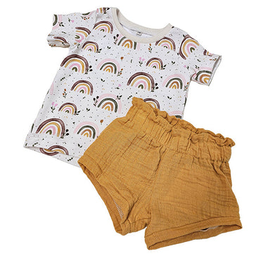 Regenbogen T-Shirt mit Hose