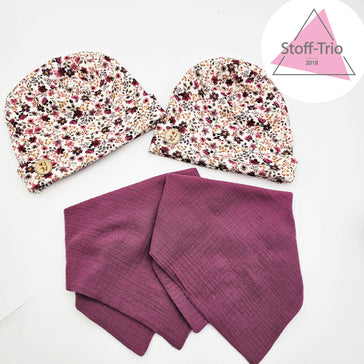 Mütze mit passendem Halstuch