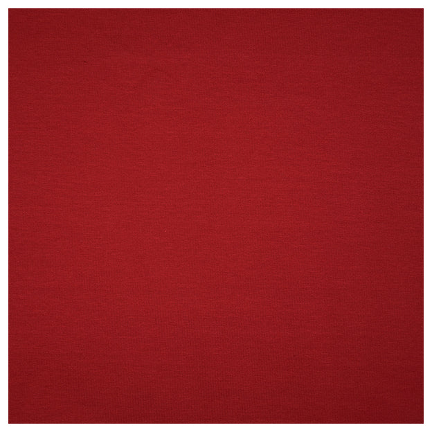 Jersey Stoffpaket Blumen und uni weinrot mit Bündchen