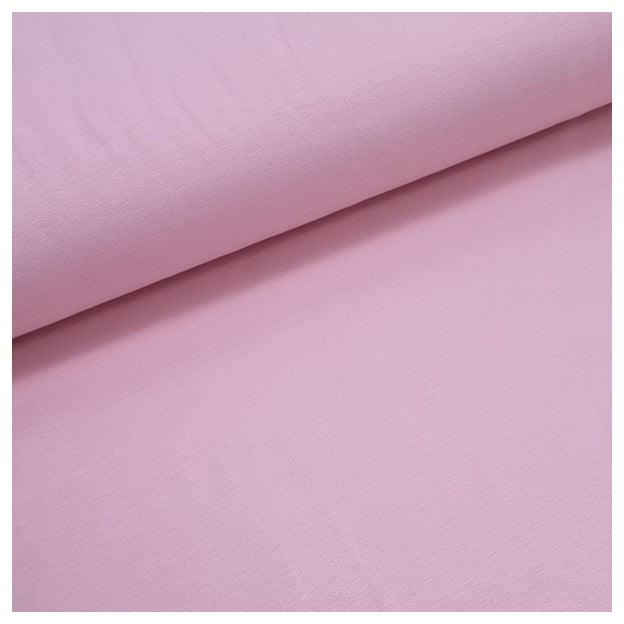 Baumwolljersey uni rosa Bio