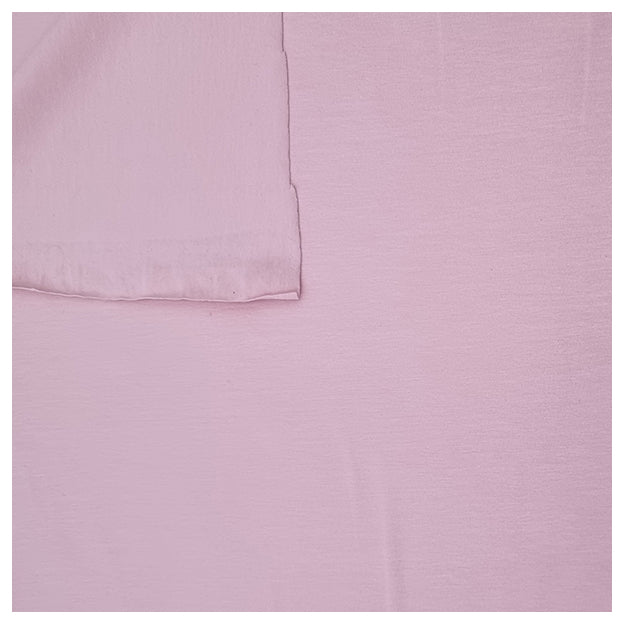 Baumwolljersey uni rosa Bio