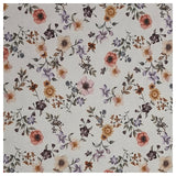 Stoffbox Jersey Blumen naturweiß und Waffelstoff Jersey mit Bündchen