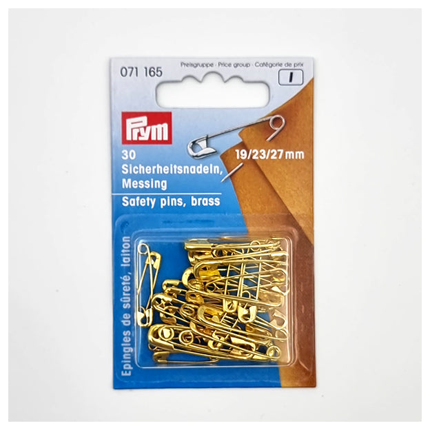 Sicherheitsnadeln Messing 19/23/27mm von Prym