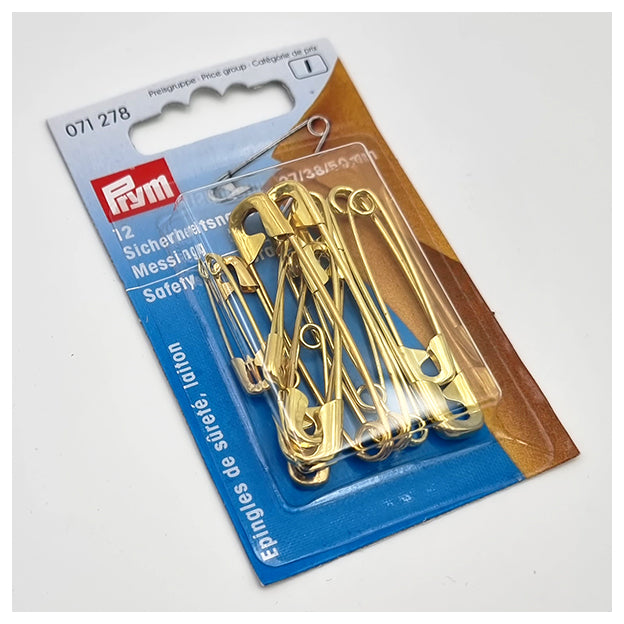 Sicherheitsnadeln Messing 27/38/50mm von Prym