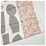 Baumwoll Panel Kuscheltier zum selber Nähen Bunny