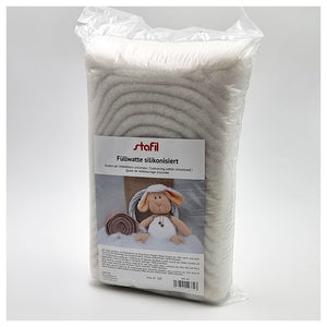 Füllwatte silikonisiert weiß 250g