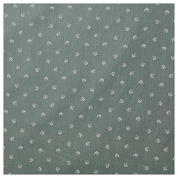 Baumwolle Streublümchen lindgrün