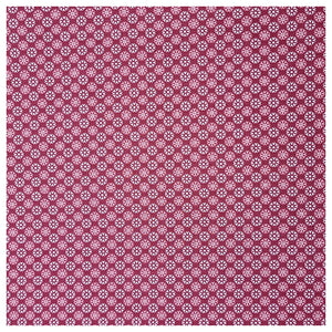 Baumwoll-Popelin kleine Blumen dark rose