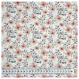 Baumwoll-Popelin Digital Blüten