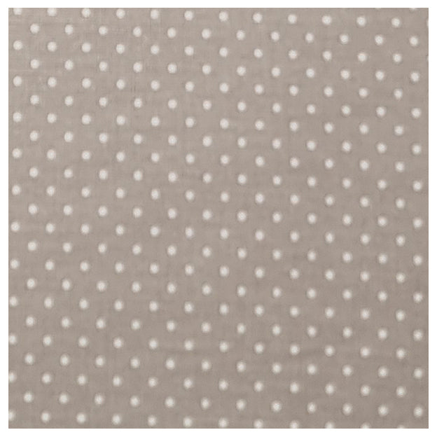 Baumwolle mini Tupfen sand und weiß