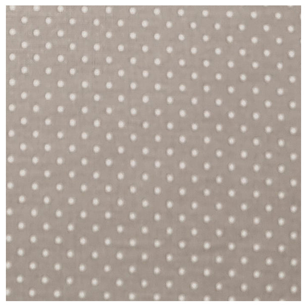 Baumwolle mini Tupfen sand und weiß
