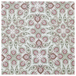 Baumwollsatin Siena hellgrün und rosa