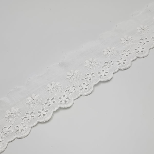 Festonspitze 60mm weiß