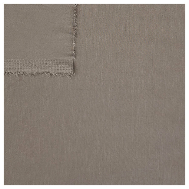 Baumwolle Satin uni Taupe