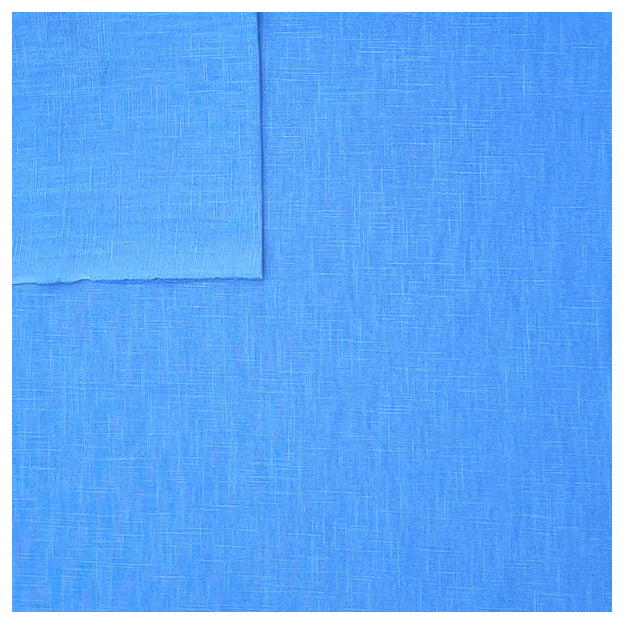 Leinen uni blau