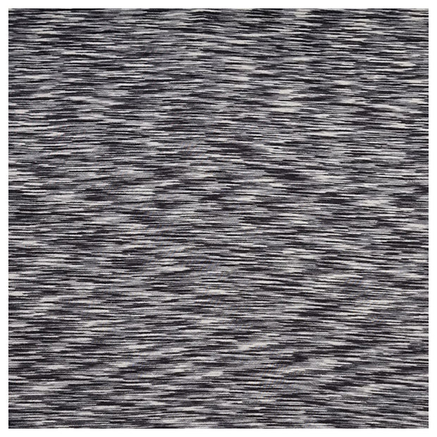 Bündchen hellgrau und weiß meliert