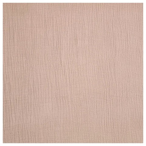 Musselin Baumwolle beige