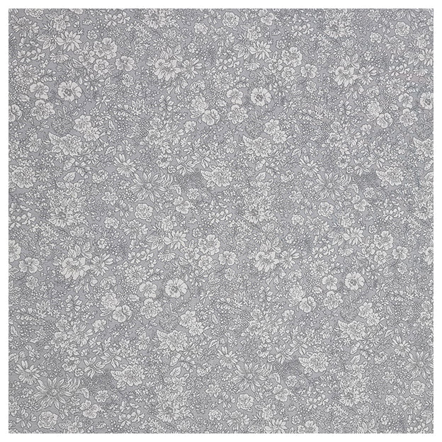Baumwollstoff Emily Belle grau