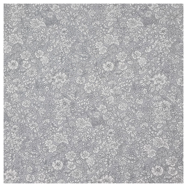 Baumwollstoff Emily Belle grau
