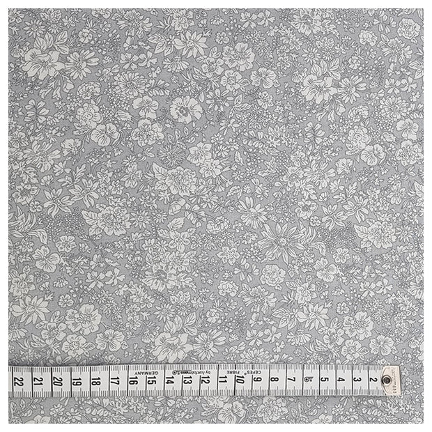 Baumwollstoff Emily Belle grau
