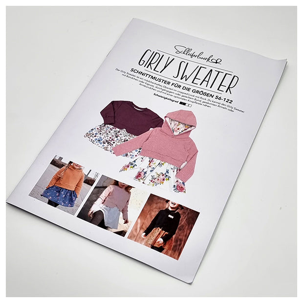 Papierschnittmuster Girly Sweater 56-122