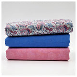Trachten Stoffpaket rosa und blau mit Schürze