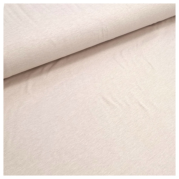 Baumwolljersey beige meliert