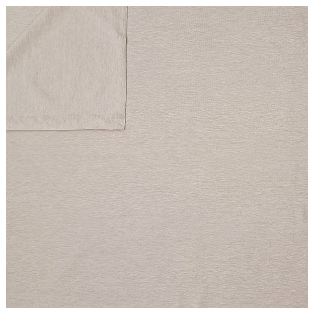 Baumwolljersey beige meliert