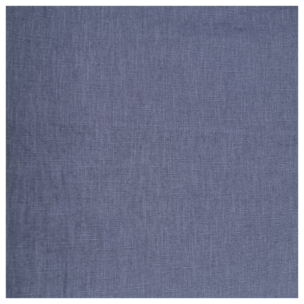 Leinen uni rauchblau