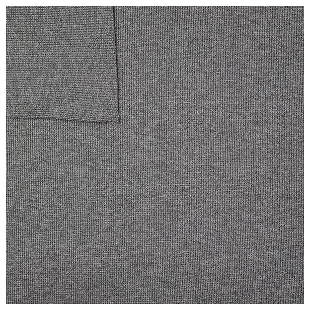 Waffelstoff Jersey anthrazit meliert