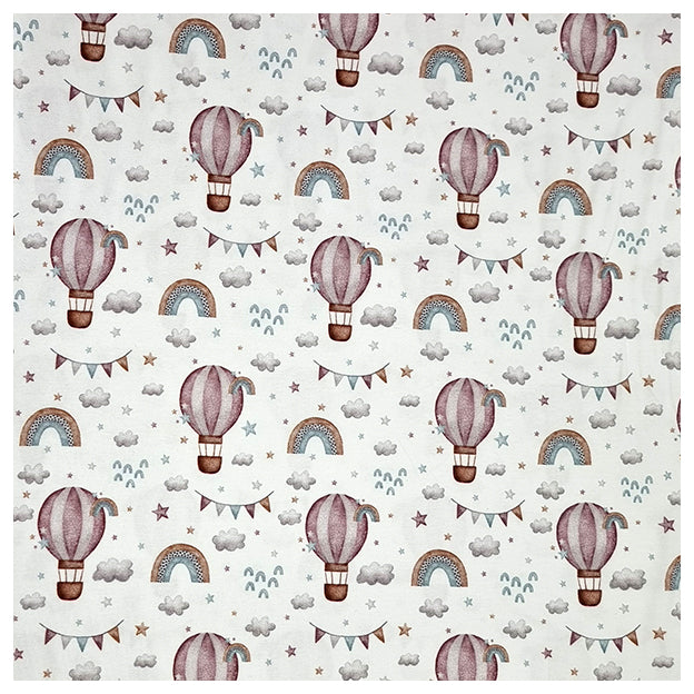 Jersey Regenbogen mit Heißluftballon