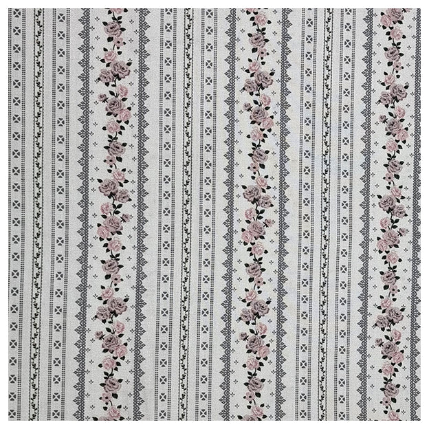 Baumwolle Ellie-Roses grau