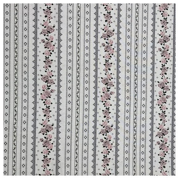 Baumwolle Ellie-Roses grau