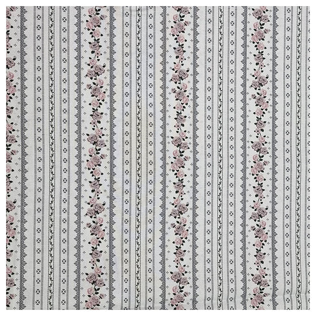 Baumwolle Ellie-Roses grau