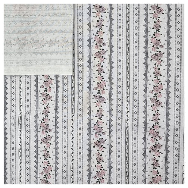 Baumwolle Ellie-Roses grau