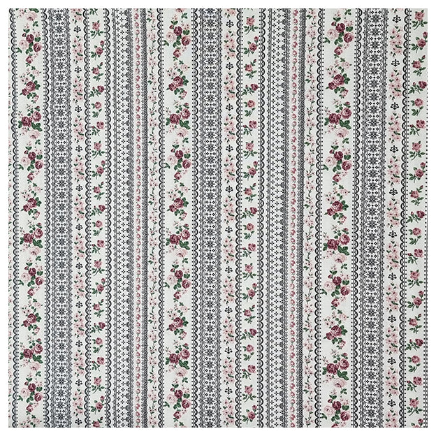 Baumwolle Ellie-Roses anthrazit