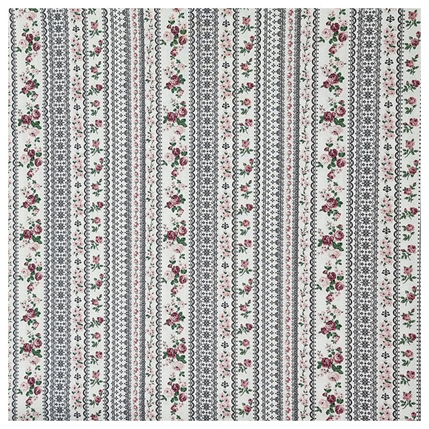 Baumwolle Ellie-Roses anthrazit