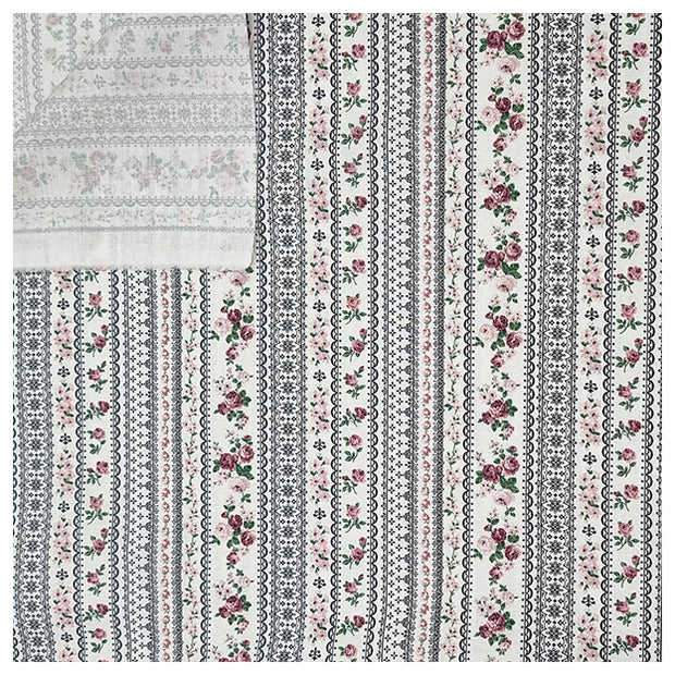 Baumwolle Ellie-Roses anthrazit