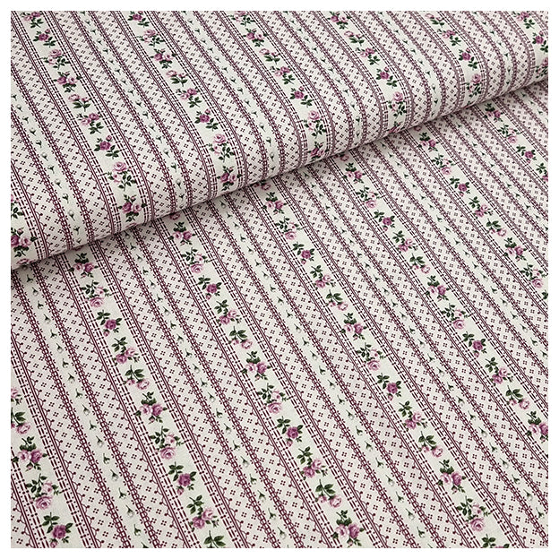 Baumwolle Ellie-Roses cyclam