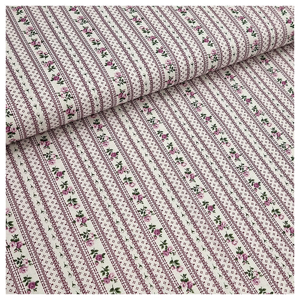 Baumwolle Ellie-Roses cyclam