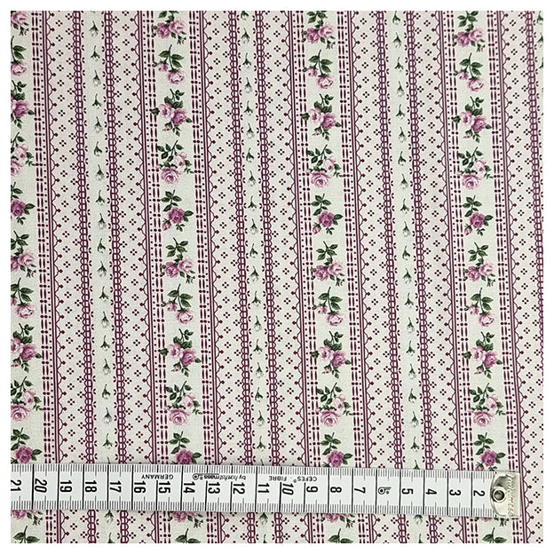 Baumwolle Ellie-Roses cyclam
