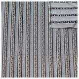Micro Viskose blau und hellblau