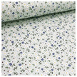 Baumwolle Blumen mint und blau