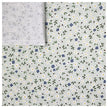 Baumwolle Blumen mint und blau