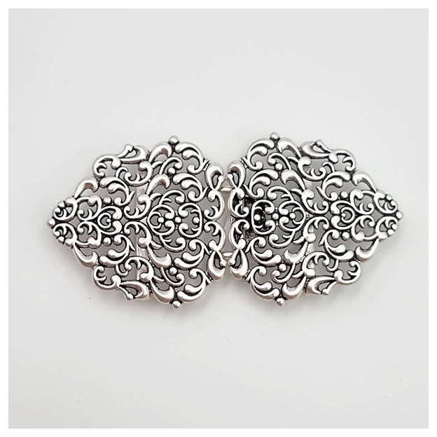 Dirndlschließe aus Metall 72mm/36mm