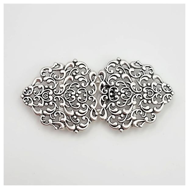 Dirndlschließe aus Metall 72mm/36mm