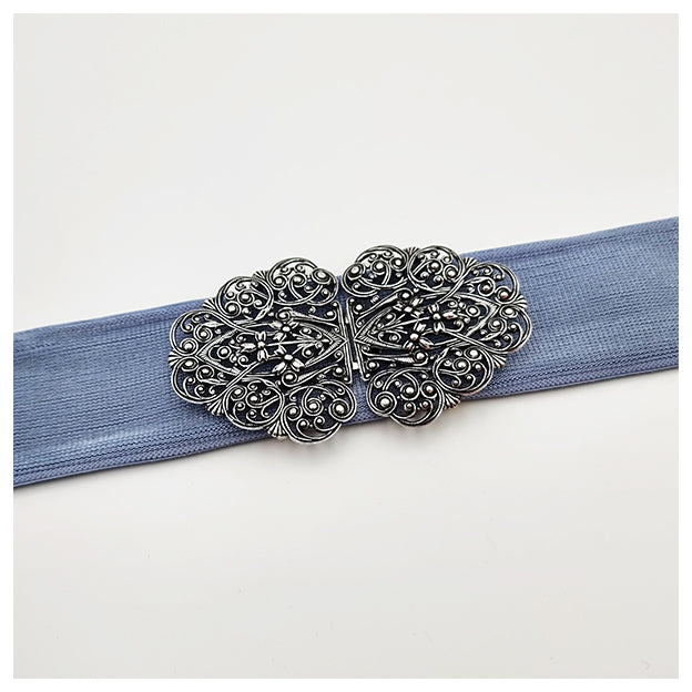 Dirndlschließe aus Metall 89mm/52mm