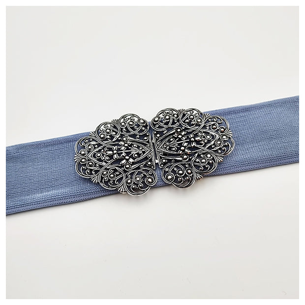 Dirndlschließe aus Metall 89mm/52mm