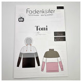 Papierschnittmuster Hoodie Toni Damen Größe 32-58